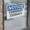 Signmission Coworker Entrance OSHA Notice Sign, Vinyl Decal, 10in W x 7in L, 2PK OS-2PACK-NS-D-710-L-10841 - alternate 6